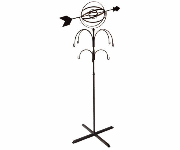 Small 8 Hook Hanger w/ Globe