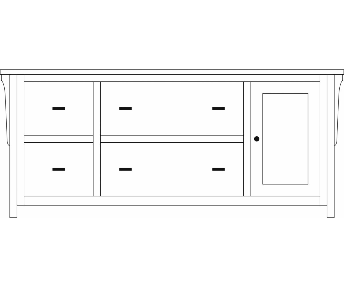 Boston Credenza - 72"W - Image 2