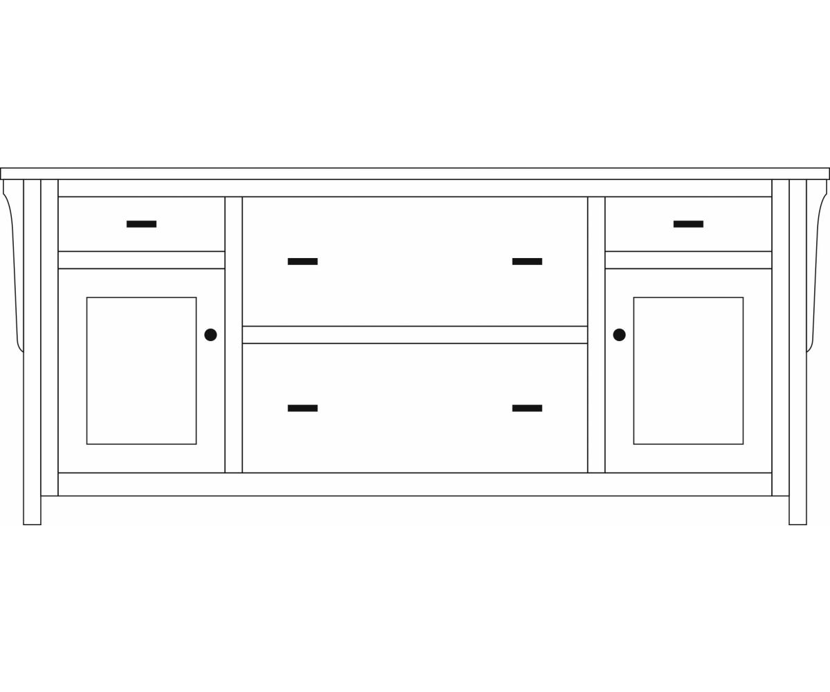 Boston Credenza - 72"W - Image 3