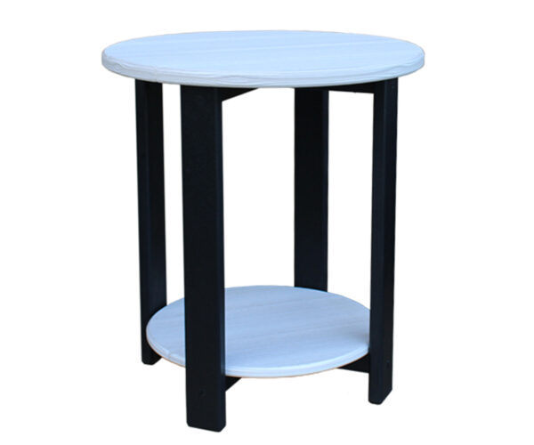 Two Tier Round End Table