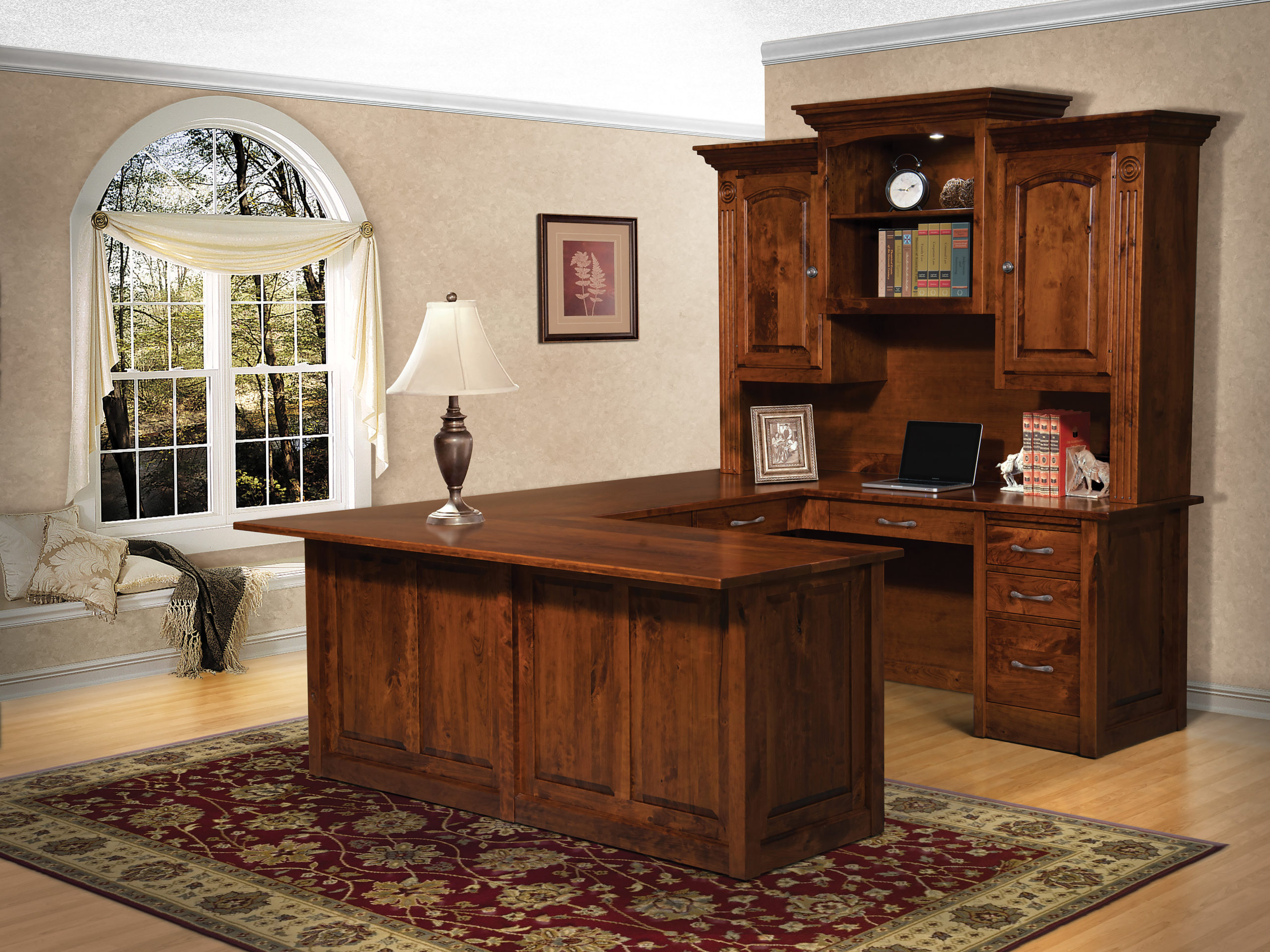 Victorian Wrap Around Desk - Image 4