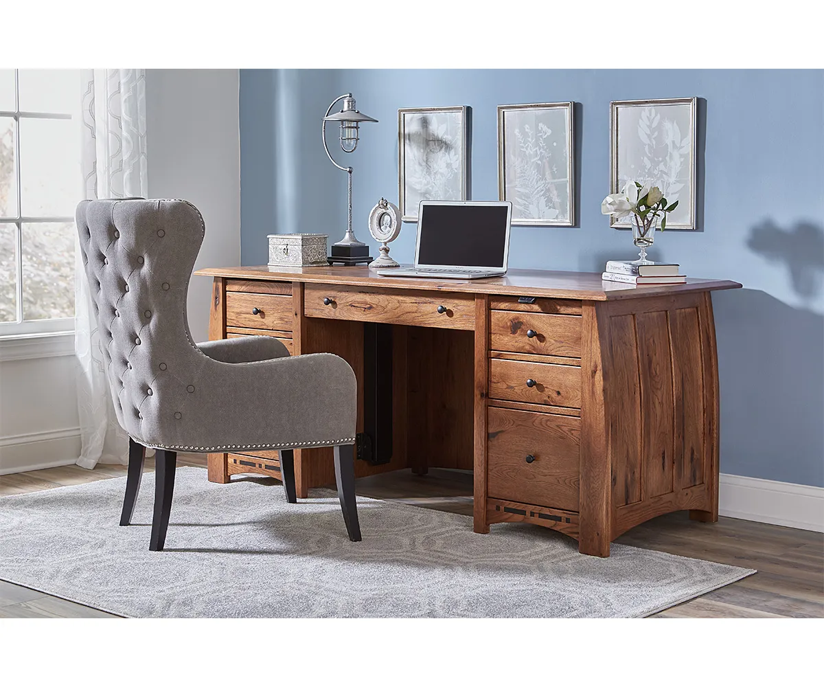 Boulder Creek Sit To Stand Curved Top Desk - Image 3