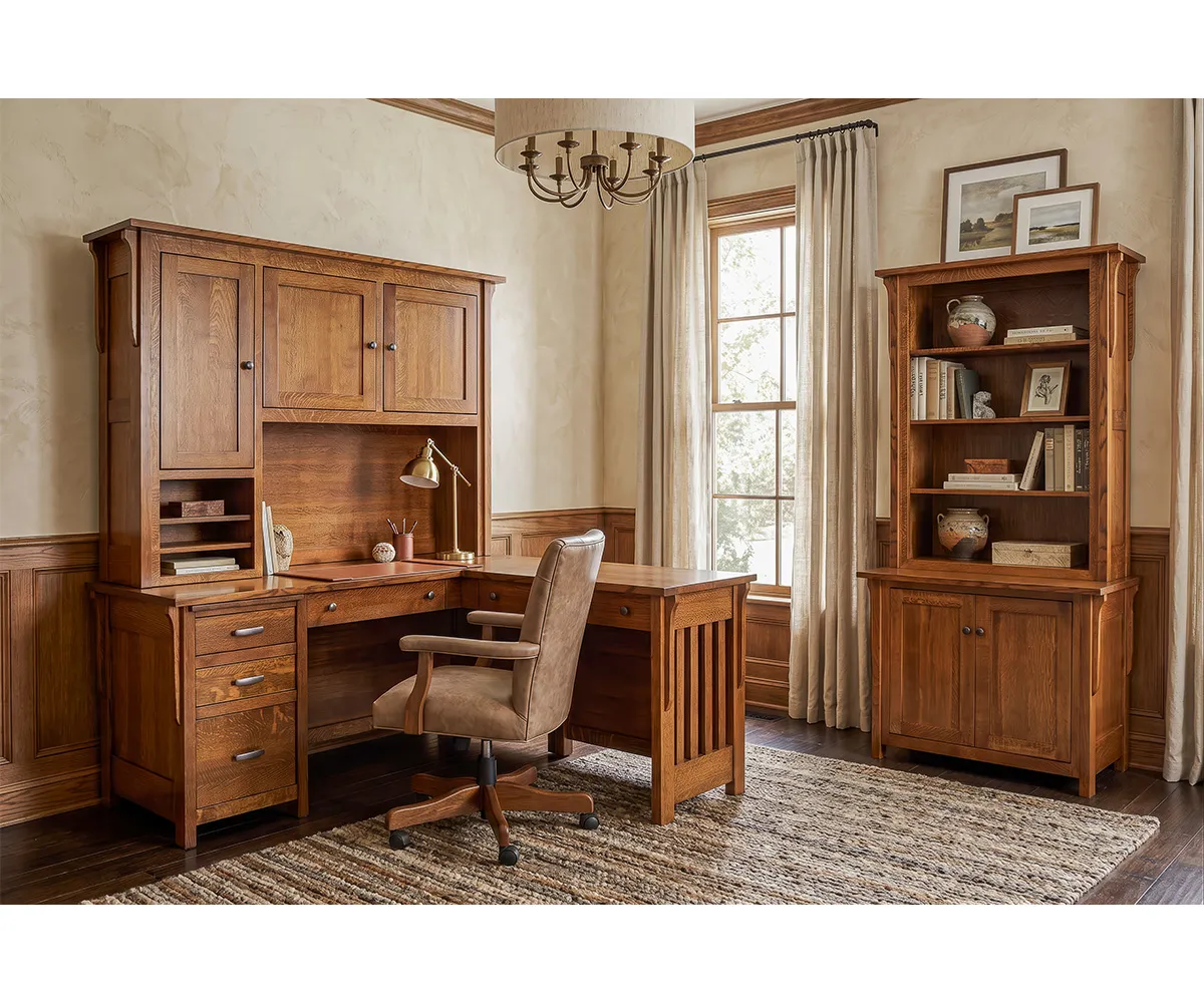 Boston File Desk - 66"W - Image 2